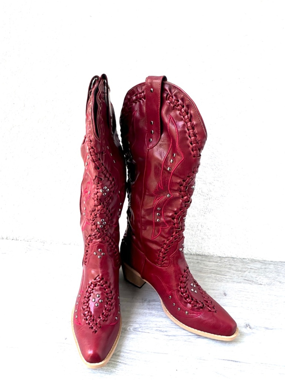 Cowboy Boots for Women- Knee High Western Cowgirl Boots - Picture 3 of 16